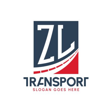 ZL Taşımacılık Logosu Tasarımı. Modern ZL Kargo, Ulaştırma Şirketi ve Filo İşletmeleri Logosu
