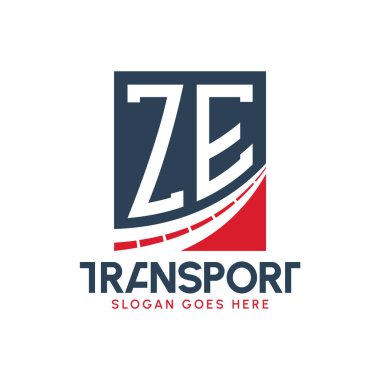 ZE Taşımacılık Logosu Tasarımı. Modern ZE Kargo, Ulaştırma Şirketi ve Filo İşletmeleri Logosu