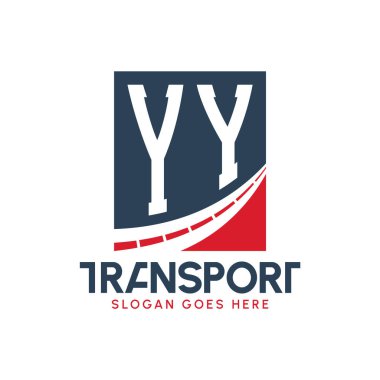 YY Taşımacılık Logosu Tasarımı. Modern YY Taşımacılık, Nakliye Şirketi ve Filo İşletmeleri Logosu