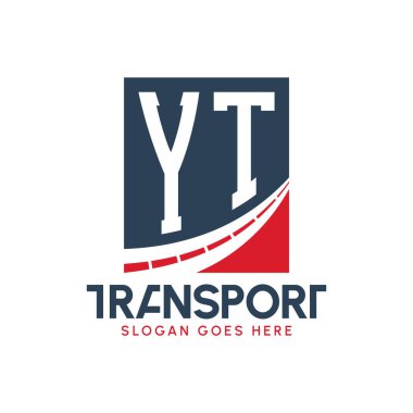 YT Taşımacılık Logosu Tasarımı. Modern YT Taşımacılık, Taşımacılık Şirketi ve Filo İşletmeleri Logosu