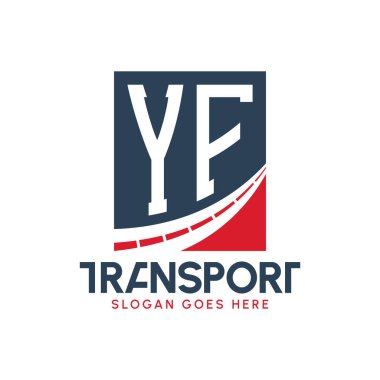 YF Taşımacılık Logosu Tasarımı. Modern YF Taşımacılık, Taşımacılık Şirketi ve Filo İşletmeleri Logosu