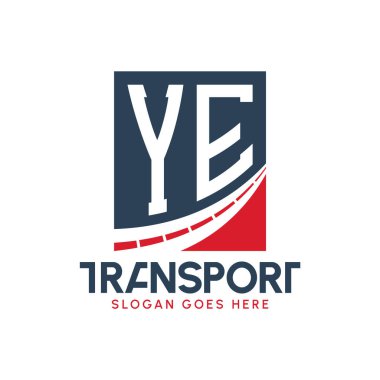 YE Taşımacılık Logosu Tasarımı. Modern YE Kargo, Ulaştırma Şirketi ve Filo İşletmeleri Logosu