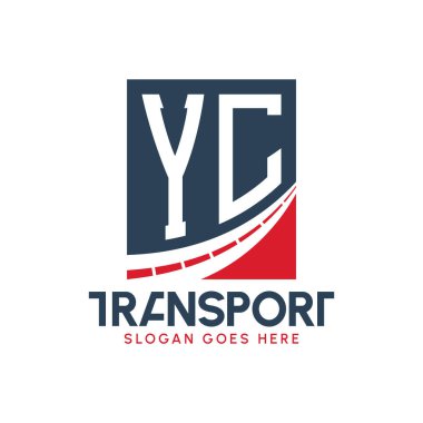 YC Taşımacılık Logosu Tasarımı. Modern YC Taşımacılık, Ulaştırma Şirketi ve Filo İşletmeleri Logosu