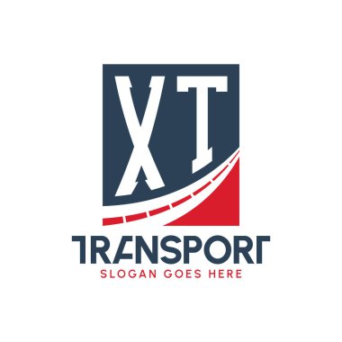 Harf XT Nakliye Logosu Tasarımı. Modern XT Taşımacılık, Ulaştırma Şirketi ve Filo İşletmeleri Logosu