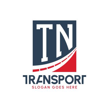 Harf TN Nakliye Logosu Tasarımı. Modern TN Kargo, Nakliye Şirketi ve Filo İşletmeleri Logosu