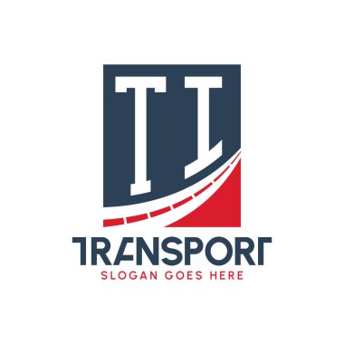 Harf TI Nakliye Logosu Tasarımı. Modern TI Kargo, Ulaştırma Şirketi ve Filo İşletmeleri Logosu