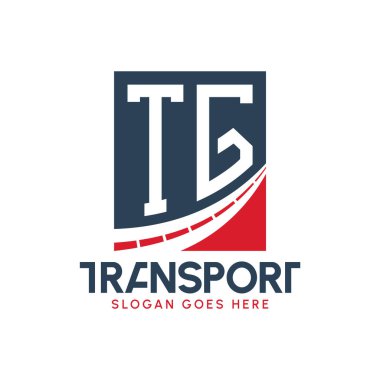 Harf TG Nakliye Logosu Tasarımı. Modern TG Kargo, Ulaştırma Şirketi ve Filo İşletmeleri Logosu