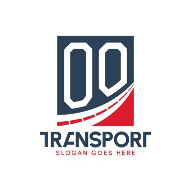 Harf OO Taşımacılık Logosu Tasarımı. Modern OO Kargo Logosu, Ulaştırma Şirketi ve Filo İşletmeleri