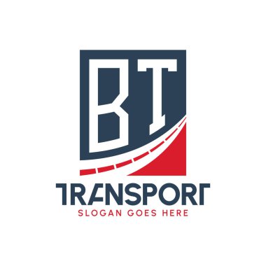 BT Taşımacılık Logosu Tasarımı. Modern BT Kargo Logosu, Ulaştırma Şirketi ve Filo İşletmeleri