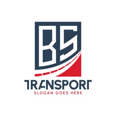 BS Taşımacılık Logosu Tasarımı. Modern BS Kargo, Ulaştırma Şirketi ve Filo İşletmeleri Logosu