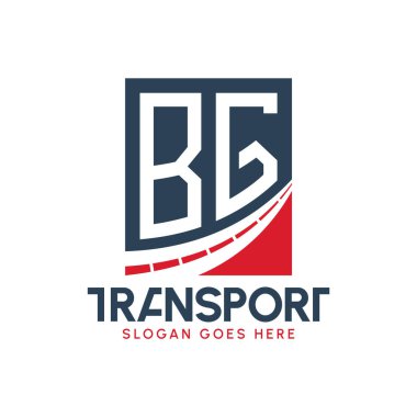 Harf BG Nakliye Logosu Tasarımı. Modern BG Kargo, Ulaştırma Şirketi ve Filo İşletmeleri Logosu