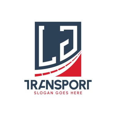 LJ Taşımacılık Logosu Tasarımı. Modern LJ Kargo, Ulaştırma Şirketi ve Filo İşletmeleri Logosu