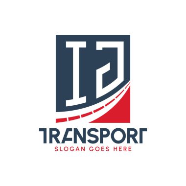 IJ Taşımacılık Logosu Tasarımı. Modern IJ Kargo, Ulaştırma Şirketi ve Filo İşletmeleri Logosu