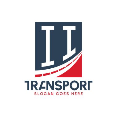 Harf II Nakliye Logosu Tasarımı. Modern II Yol Teslimat Logosu, Ulaştırma Şirketi ve Filo İşletmeleri