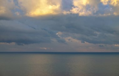 Akdeniz'de Kuzey İsrail'in on Sunset