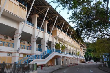 Hong Kong, Çin - 14 Ocak 2024: Shing Mun Vadisi Spor Sahası Tai Wo Hau, Hong Kong.