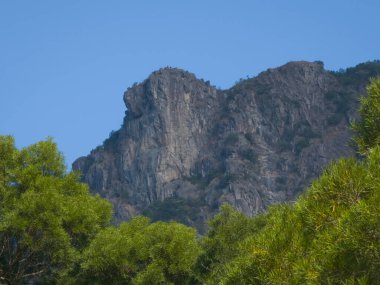 Hong Kong 'daki Lion Rock Hill Dağı..
