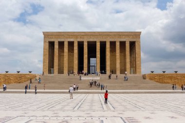 Antkabir, Kemal Atatürk Anıtı, Ankara, Türkiye 'yi ziyaret edenler.