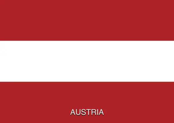 Okul için dünyanın bayrakları, adı Avusturya.