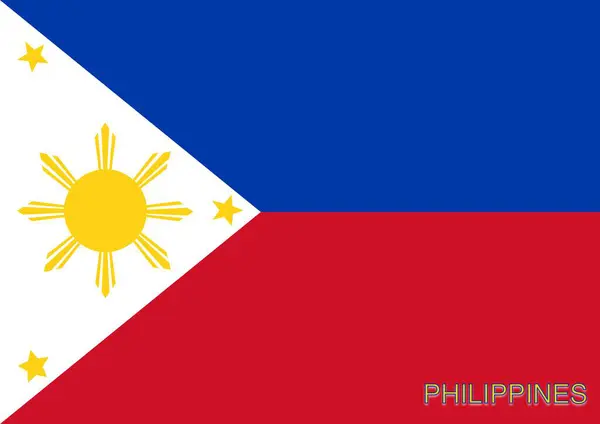 Filipinler, Filipinler ve Filipinler 'in adlarıyla okul için dünyanın bayrakları 