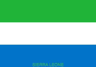 Adı Sierra Leone ya da Sierra Leone olan dünyanın okul bayrakları.