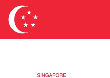 Singapur, Singapur ya da Singapur Cumhuriyeti isimli okul bayrakları.
