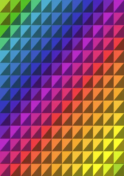 Çizim, arkaplan, duvar kağıdı, üçgen deseni gökkuşağı gibi farklı renkler..