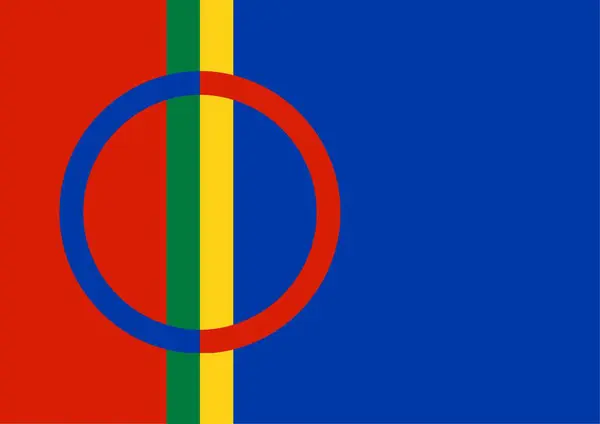 Dünyanın okul bayrakları, Sami bayrağı Sampi ve Sami halkı.