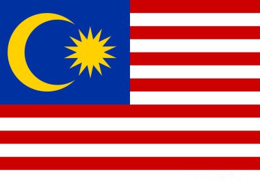 Dünyanın okul bayrakları, Malezya, Malezya Bayrağı.