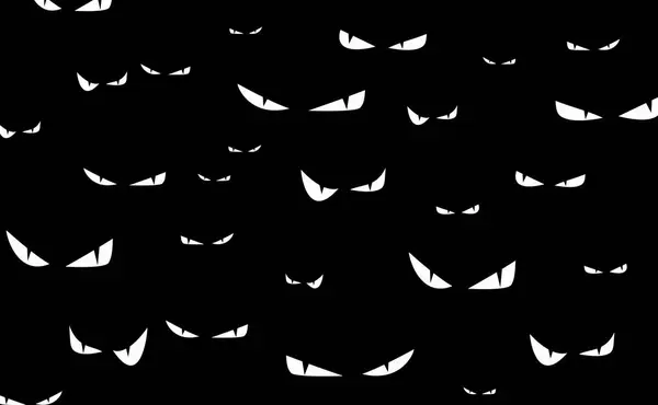 Illustration spooky eyes in the dark background. Halloween background. High quality photo