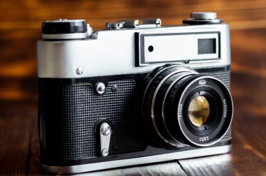 vintage camera close-up, details clipart