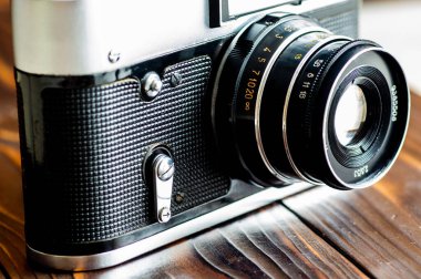 vintage camera close-up, details clipart