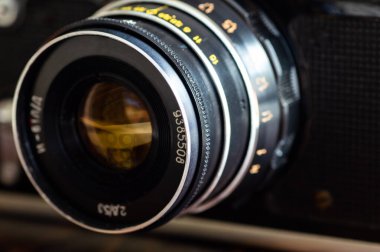 Klasik kamera yakın plan, detaylar