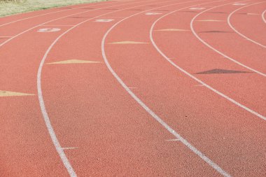 Milton WA USA, July 20, 2025 - Surprise Lake Middle School running tracks on the sports ground
