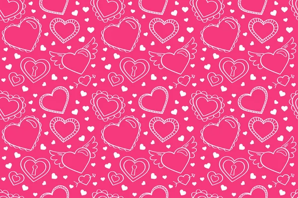 Vektör aşk şablonu, vektör el çizilmiş sevgililer günü şablonu, sevgililer günü geçmişi.