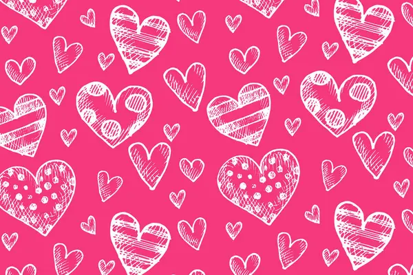 Vektör aşk şablonu, vektör el çizilmiş sevgililer günü şablonu, sevgililer günü geçmişi.