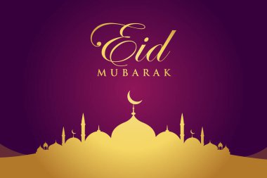 Vector al-Fitr, Ramadhan dekorasyonu, İslami arkaplan dekoratif tebrik kartı