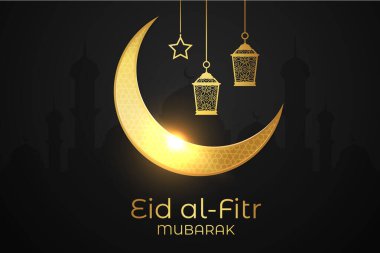 Vektör zarif ramazan, Kurban Bayramı, İslami arkaplan dekoratif tebrik kartı.