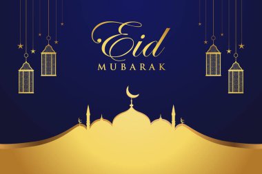 Vektör zarif ramazan, Kurban Bayramı, İslami arkaplan dekoratif tebrik kartı.