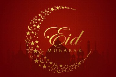 Vektör zarif ramazan, Kurban Bayramı, İslami arkaplan dekoratif tebrik kartı.