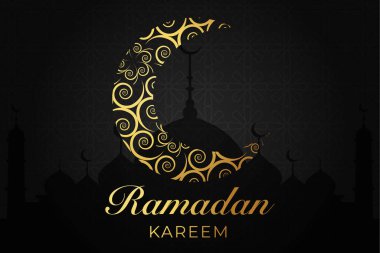 Vektör zarif ramazan, Kurban Bayramı, İslami arkaplan dekoratif tebrik kartı.