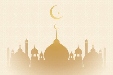 Vektör zarif ramazan, Kurban Bayramı, İslami arkaplan dekoratif tebrik kartı.