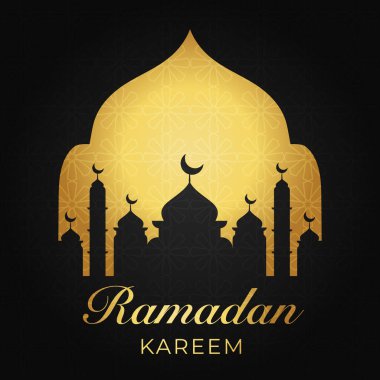 Vektör zarif ramazan, Kurban Bayramı, İslami arkaplan dekoratif tebrik kartı.