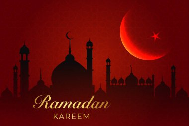 Vektör zarif ramazan, Kurban Bayramı, İslami arkaplan dekoratif tebrik kartı.