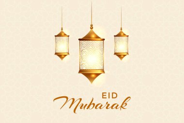 Vektör zarif ramazan, Kurban Bayramı, İslami arkaplan dekoratif tebrik kartı.