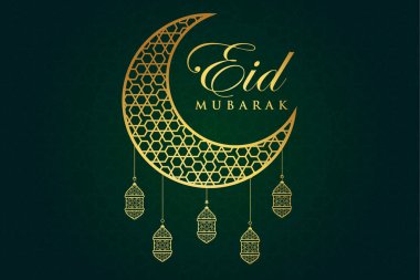 Vektör zarif ramazan, Kurban Bayramı, İslami arkaplan dekoratif tebrik kartı.