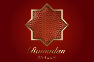 Vektör zarif ramazan, Kurban Bayramı, İslami arkaplan dekoratif tebrik kartı.