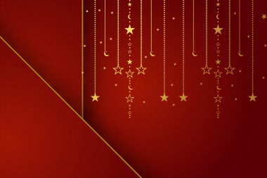 Vektör zarif ramazan, Kurban Bayramı, İslami arkaplan dekoratif tebrik kartı.