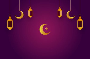 Vektör zarif ramazan, Kurban Bayramı, İslami arkaplan dekoratif tebrik kartı.