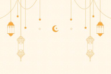 Vektör zarif ramazan, Kurban Bayramı, İslami arkaplan dekoratif tebrik kartı.